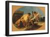 Satyr and Putto with a Tambourine-Giovanni Battista Tiepolo-Framed Giclee Print