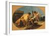 Satyr and Putto with a Tambourine-Giovanni Battista Tiepolo-Framed Giclee Print