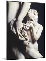 Satyr, Detail from Marble Statue Dedicated to Bacchus, 1496-1497-null-Mounted Giclee Print