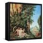 Satyr Family-Albrecht Altdorfer-Framed Stretched Canvas