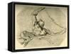 'Satyr holding up a festoon', c1761, (1928)-Giovanni Battista Tiepolo-Framed Stretched Canvas