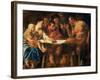 Satyr in Peasant's House-Jacob Jordaens-Framed Giclee Print