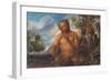 Satyr Playing the Pipe (Jupiter's Childhoo), Ca 1639-Jacob Jordaens-Framed Giclee Print