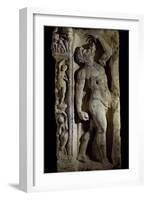 Satyr with Bunch of Grapes-null-Framed Giclee Print