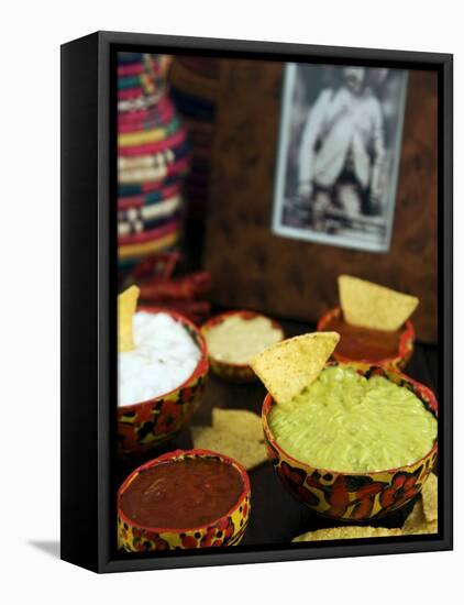 Sauces, Mexican Food, Mexico, North America-Tondini Nico-Framed Stretched Canvas