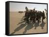 Saudi Arabia Army Soldiers U.S.Troops Arriving Air Base-Bob Daugherty-Framed Stretched Canvas