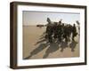 Saudi Arabia Army Soldiers U.S.Troops Arriving Air Base-Bob Daugherty-Framed Premium Photographic Print