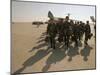 Saudi Arabia Army Soldiers U.S.Troops Arriving Air Base-Bob Daugherty-Mounted Premium Photographic Print