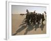 Saudi Arabia Army Soldiers U.S.Troops Arriving Air Base-Bob Daugherty-Framed Photographic Print