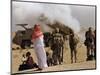 Saudi Arabia Army Soldiers Watching Multiple Rocket Launch System-Bob Daugherty-Mounted Photographic Print