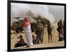 Saudi Arabia Army Soldiers Watching Multiple Rocket Launch System-Bob Daugherty-Framed Photographic Print