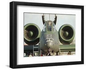 Saudi Arabia Army U.S. Airforce A10 Warthog Tank-Killer Kuwait Crisis-Bob Daugherty-Framed Photographic Print