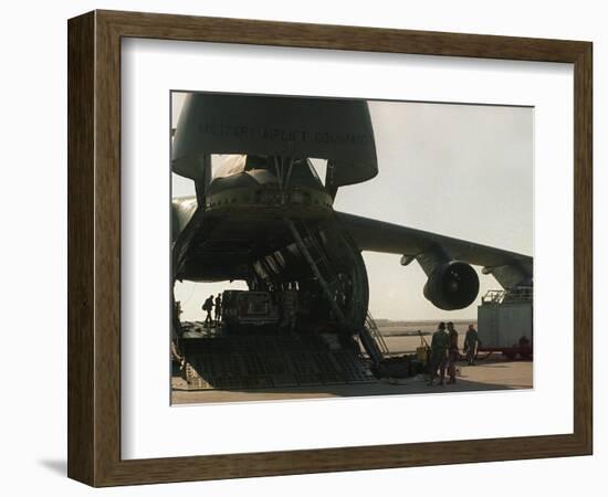 Saudi Arabia Army U.S. C-5 Galaxy Cargo Plane-Bob Daugherty-Framed Photographic Print