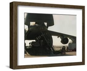 Saudi Arabia Army U.S. C-5 Galaxy Cargo Plane-Bob Daugherty-Framed Photographic Print