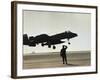 Saudi Arabia Army U.S. Forces A10 Warthog Attack Plane Kuwait Crisis-null-Framed Photographic Print