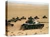 Saudi Arabia Army U.S Forces Maneuver Exercise Kuwait Crisis-Tannen Maury-Stretched Canvas