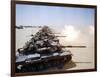 Saudi Arabia Army U.S Forces Mech. Equipment Kuwait Crisis-Tannen Maury-Framed Photographic Print