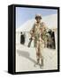 Saudi Arabia Army U.S. Forces Women Kuwait Crisis-Don Mell-Framed Stretched Canvas