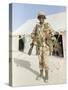 Saudi Arabia Army U.S. Forces Women Kuwait Crisis-Don Mell-Stretched Canvas