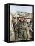 Saudi Arabia Army U.S. Troops Women Tanya Brinkley-David Longstreath-Framed Stretched Canvas