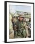 Saudi Arabia Army U.S. Troops Women Tanya Brinkley-David Longstreath-Framed Photographic Print