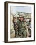 Saudi Arabia Army U.S. Troops Women Tanya Brinkley-David Longstreath-Framed Photographic Print