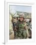 Saudi Arabia Army U.S. Troops Women Tanya Brinkley-David Longstreath-Framed Photographic Print