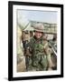 Saudi Arabia Army U.S. Troops Women Tanya Brinkley-David Longstreath-Framed Photographic Print