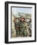 Saudi Arabia Army U.S. Troops Women Tanya Brinkley-David Longstreath-Framed Photographic Print