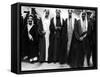 Saudi Arabian Delegates Arriving in San Francisco-Ralph Crane-Framed Stretched Canvas