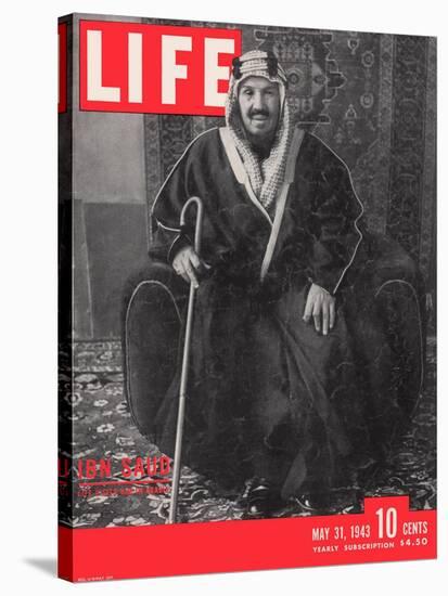 Saudi King Ibn Saud, May 31, 1943-Bob Landry-Stretched Canvas