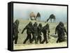 Saudu Arabia Army U.S. Marines Chemical Suits and Masks Warfare-Diether Endlicher-Framed Stretched Canvas
