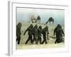 Saudu Arabia Army U.S. Marines Chemical Suits and Masks Warfare-Diether Endlicher-Framed Photographic Print