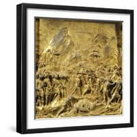 Saul and David, Detail Stories from the Old Testament-Lorenzo Ghiberti-Framed Giclee Print