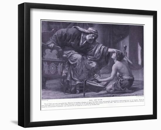 Saul and David-Ernest Normand-Framed Giclee Print