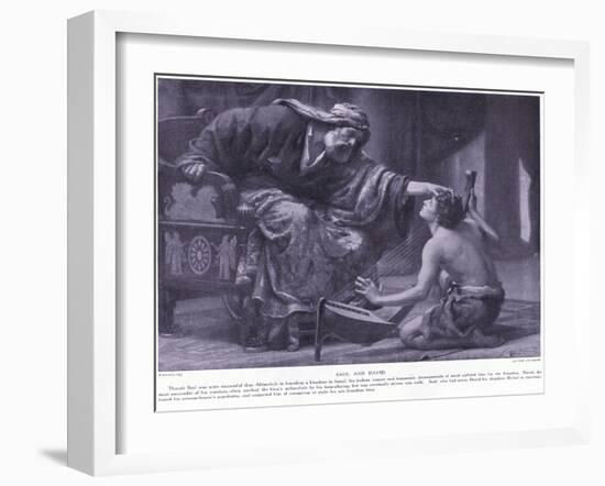 Saul and David-Ernest Normand-Framed Giclee Print