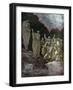 Saul and the medium/ witch of Endor, by Doré - Bible-Gustave Dore-Framed Giclee Print