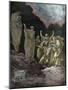 Saul and the medium/ witch of Endor, by Doré - Bible-Gustave Dore-Mounted Giclee Print