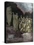 Saul and the medium/ witch of Endor, by Doré - Bible-Gustave Dore-Stretched Canvas