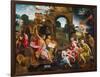 Saul and the Witch of Endor, 1526-Jacob Cornelisz van Oostsanen-Framed Giclee Print