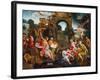 Saul and the Witch of Endor, 1526-Jacob Cornelisz van Oostsanen-Framed Giclee Print