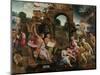 Saul and the Witch of Endor, 1526-Jacob Cornelisz van Oostsanen-Mounted Premium Giclee Print