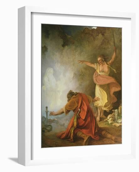 Saul and the Witch of Endor, 1791-Philip James De Loutherbourg-Framed Giclee Print