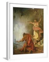 Saul and the Witch of Endor, 1791-Philip James De Loutherbourg-Framed Giclee Print