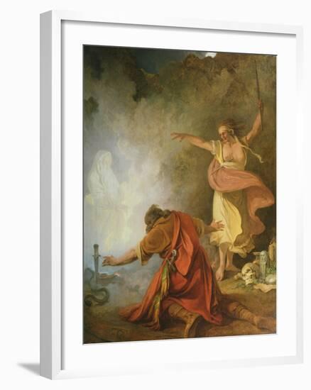 Saul and the Witch of Endor, 1791-Philip James De Loutherbourg-Framed Giclee Print