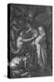 Saul and the Witch of Endor by Salvator Rosa-Salvator Rosa-Stretched Canvas