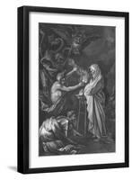 Saul and the Witch of Endor by Salvator Rosa-Salvator Rosa-Framed Giclee Print