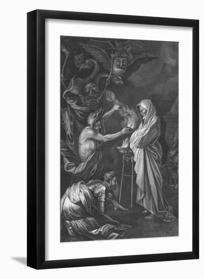 Saul and the Witch of Endor by Salvator Rosa-Salvator Rosa-Framed Giclee Print