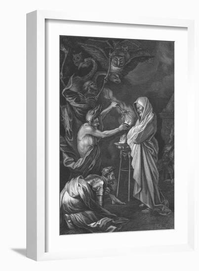 Saul and the Witch of Endor by Salvator Rosa-Salvator Rosa-Framed Giclee Print