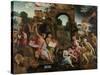 Saul and the Witch of Endor-Jacob Cornelisz van Oostsanen-Stretched Canvas